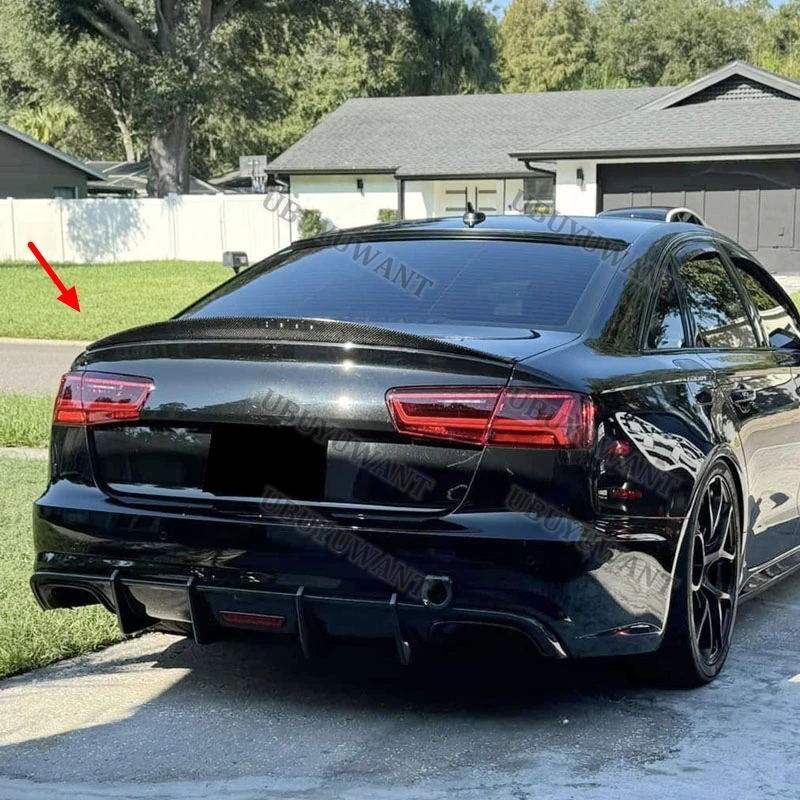 For AUDI A6 S6 C7 Sedan HK Style Carbon Fiber Car Rear Spoiler Wing Trunk Lip 2012-2018
For AUDI A6 S6 C7 Sedan HK Style Carbon Fiber Car Rear Spoiler Wing Trunk Lip 2012-2018