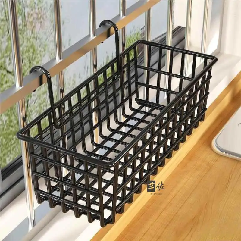 Stainless Steel Kitchen Bathroom Storage Rack Hanging Basket Drain Pan Hook Shelf Modern Simplicity Design Utility Organizer
Stainless Steel Kitchen Bathroom Storage Rack Hanging Basket Drain Pan Hook Shelf Modern Simplicity Design Utility Organizer