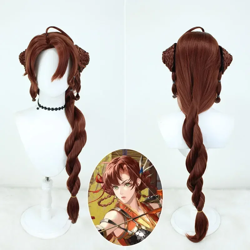 Game code Kite Shin Sangokumusou Cosplay Wig Long brown hair Sun sangxiang Cos Wig+ Free Cap
Game code Kite Shin Sangokumusou Cosplay Wig Long brown hair Sun sangxiang Cos Wig+ Free Cap