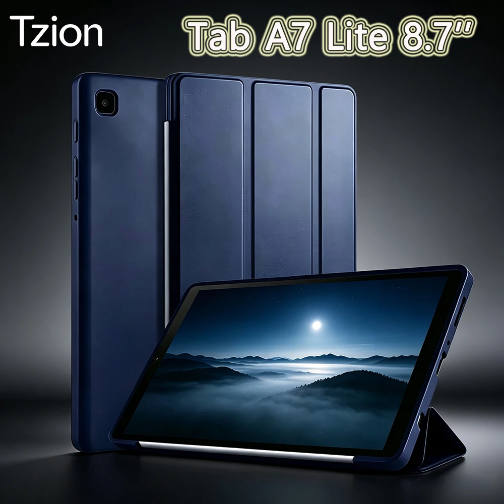 Case for Samsung Galaxy Tab A7 Lite 8.7" 2021 SM-T220/T225/T227 Slim Stand Soft Silicone Back Shell PU Leather Flip Cover
Case for Samsung Galaxy Tab A7 Lite 8.7" 2021 SM-T220/T225/T227 Slim Stand Soft Silicone Back Shell PU Leather Flip Cover