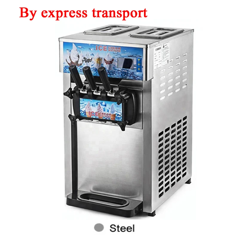 Ice Cream Machine Commercial Soft Ice Cream Maker Small Three-color Ice Cream Machine ZM-168 1200W 220V 50Hz Freezing Appliances
Ice Cream Machine Commercial Soft Ice Cream Maker Small Three-color Ice Cream Machine ZM-168 1200W 220V 50Hz Freezing Appliances