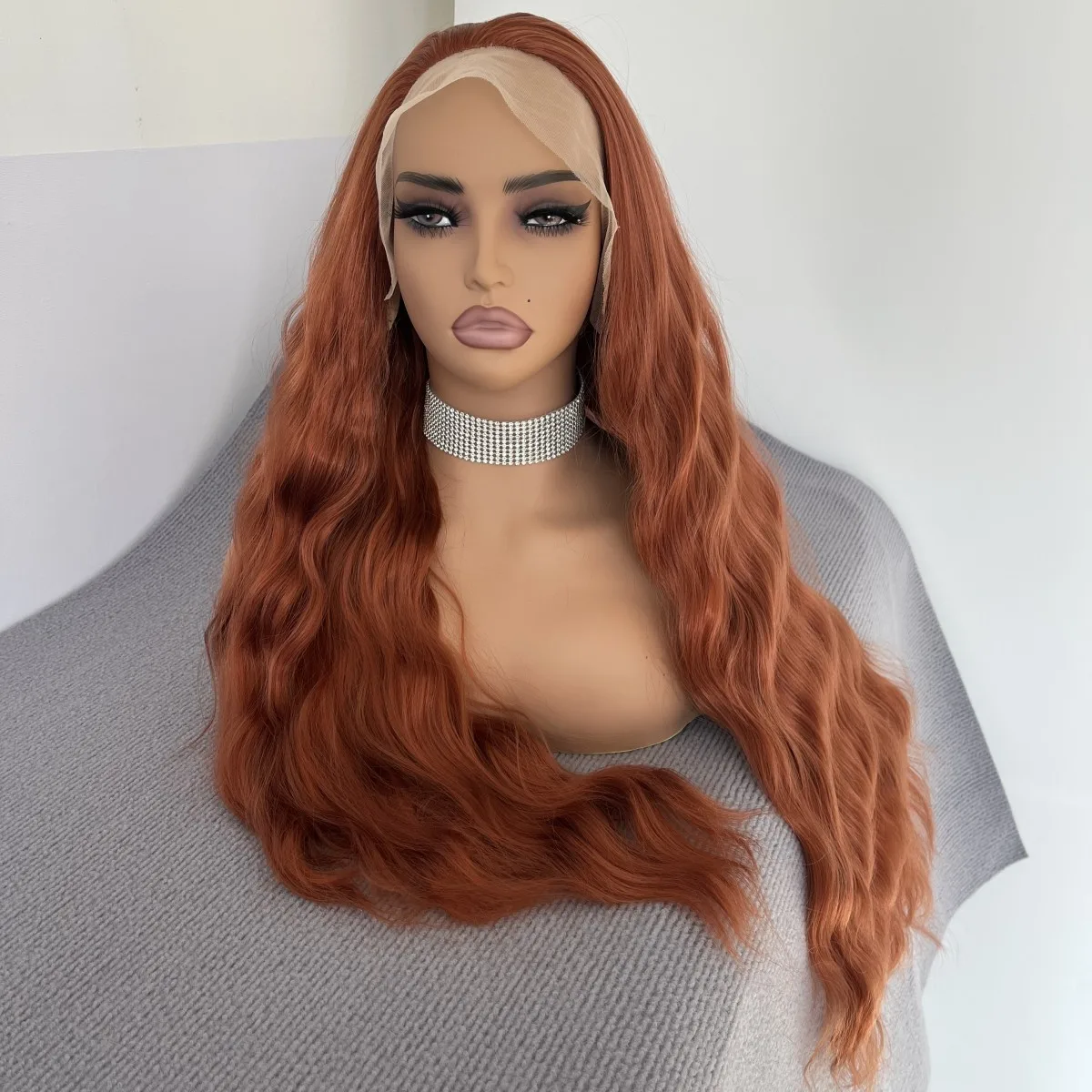 Long Fashion Full Head Natural Synthetic Hair T-Part Lace Front Wigs Party Copper Red
Long Fashion Full Head Natural Synthetic Hair T-Part Lace Front Wigs Party Copper Red