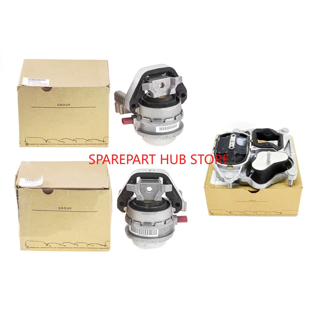 OEM 4H0199255T 4H0199256T 4M0399153Q 3PC Engine Mount and Transmission Mount Set For AUDI
OEM 4H0199255T 4H0199256T 4M0399153Q 3PC Engine Mount and Transmission Mount Set For AUDI