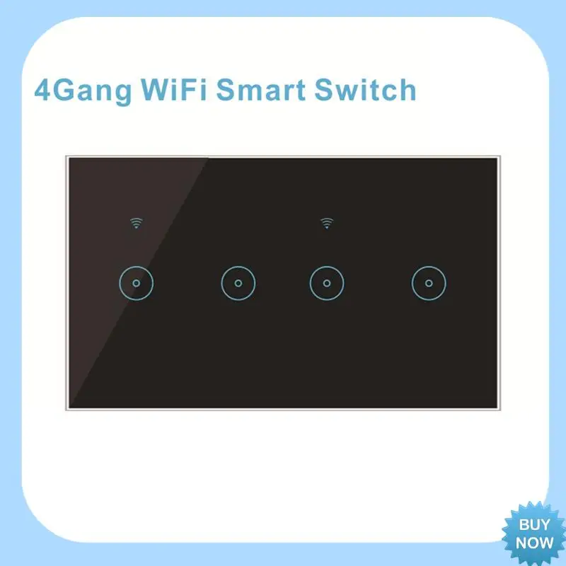 A47Z Wifi Smart Wall Light Switch 10A Glass Touch Panel Wireless Interuptor Wireless Remote Control
A47Z Wifi Smart Wall Light Switch 10A Glass Touch Panel Wireless Interuptor Wireless Remote Control