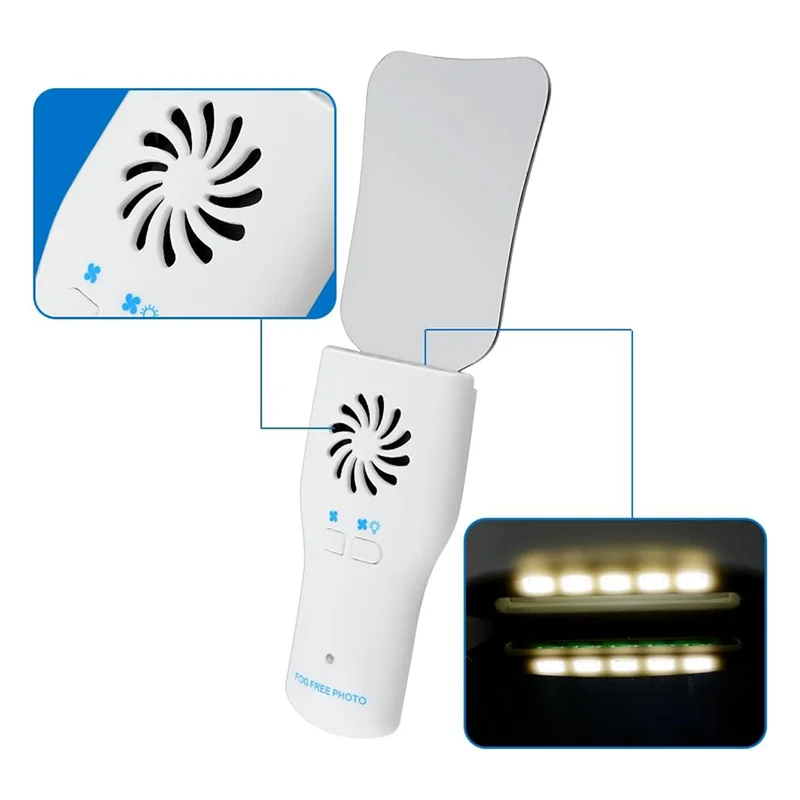 AA20- Anti-Fog Mirrors Set Fog Free Intraoral Photography Stainless Steel Mirror With LED Light Orthodontic Reflectors
AA20- Anti-Fog Mirrors Set Fog Free Intraoral Photography Stainless Steel Mirror With LED Light Orthodontic Reflectors