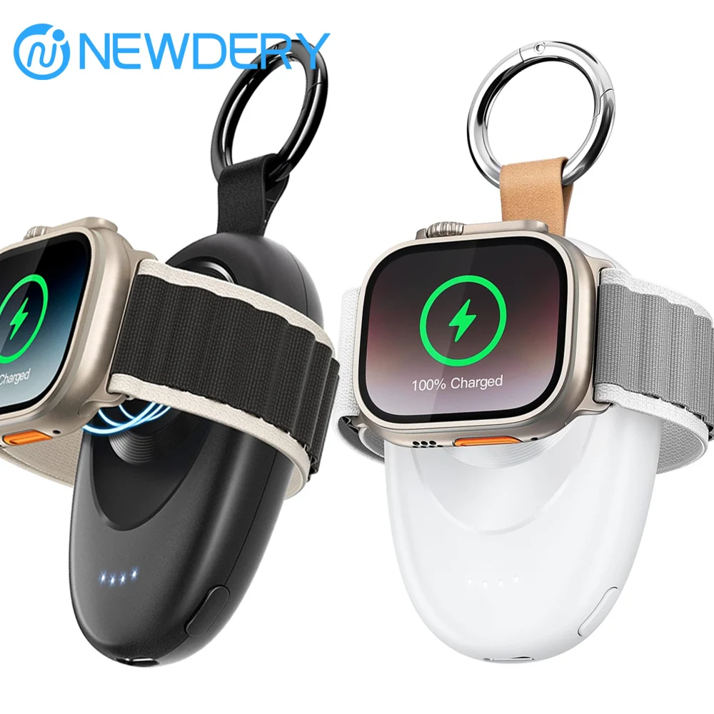 1400mAh Power Bank for Apple Watch 9/8/7/6/5/4/3/2/SE/Ultra 2 Wireless Magnetic Powerbank Keychain Portable Charger Battery Pack
1400mAh Power Bank for Apple Watch 9/8/7/6/5/4/3/2/SE/Ultra 2 Wireless Magnetic Powerbank Keychain Portable Charger Battery Pack