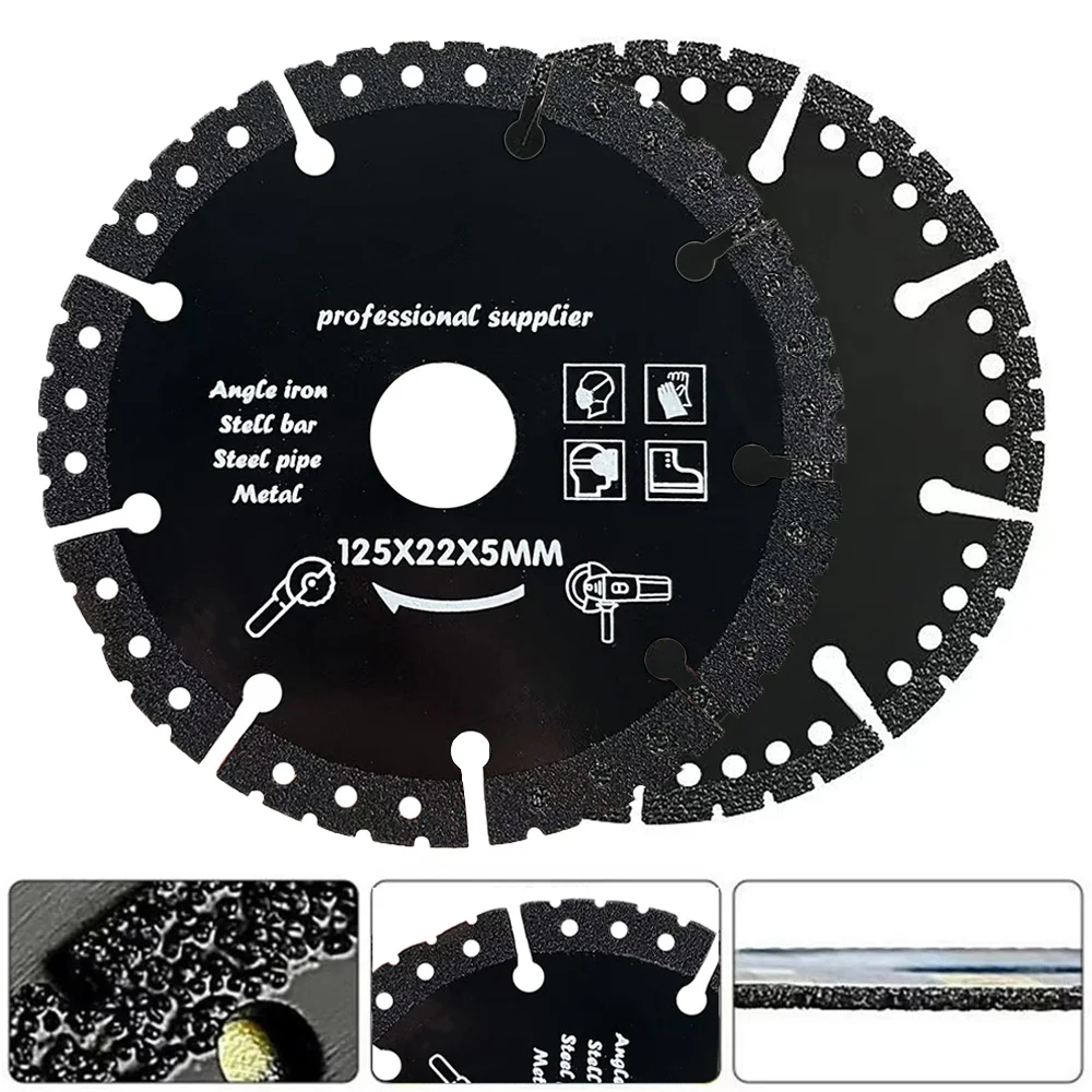 1/2/3Pcs 125mm Metal Cutting Diamond Blades Sharp Discs Steel Aluminum Concrete Stone Marble Iron Cutting Disc with Resilient
1/2/3Pcs 125mm Metal Cutting Diamond Blades Sharp Discs Steel Aluminum Concrete Stone Marble Iron Cutting Disc with Resilient