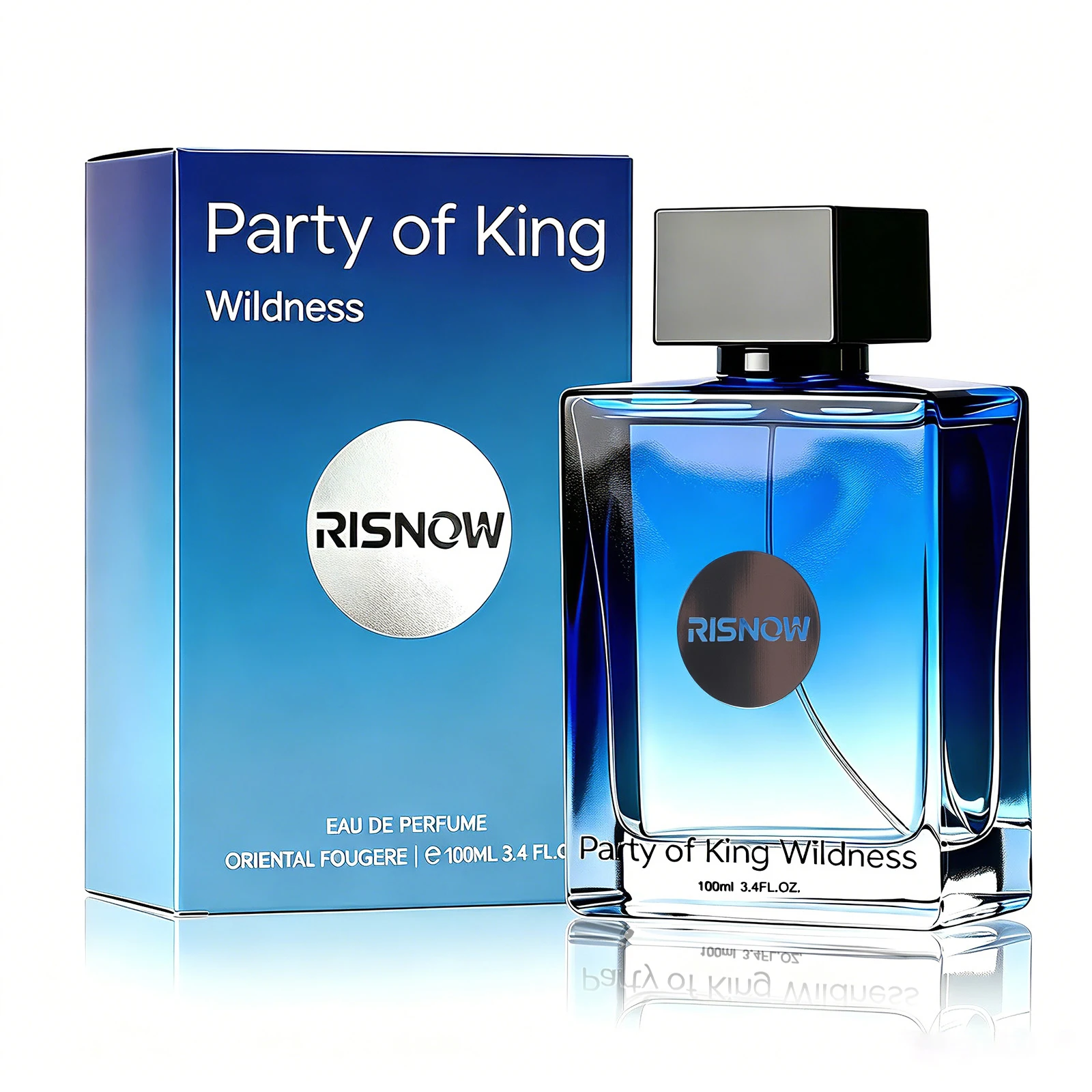 RISNOW Fougère Fragrance 3.4 oz 100ml for Men - Fresh woody perfume with Bergamot Vetiver Cedar Long-Lasting Luxury Men's Outdoor Perfume
RISNOW Fougère Fragrance 3.4 oz 100ml for Men - Fresh woody perfume with Bergamot Vetiver Cedar Long-Lasting Luxury Men's Outdoor Perfume