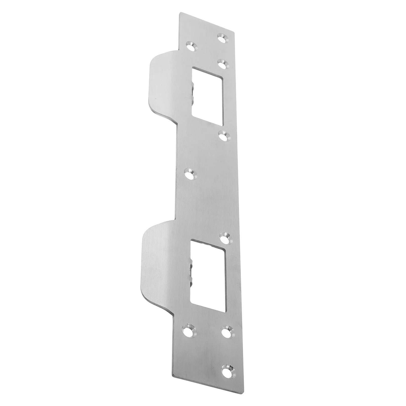 Heavy Duty Door Reinforcement Strike Plate Double Hole Security Latch Plate Easy Installation Home Office Store Door Repair Kit
Heavy Duty Door Reinforcement Strike Plate Double Hole Security Latch Plate Easy Installation Home Office Store Door Repair Kit