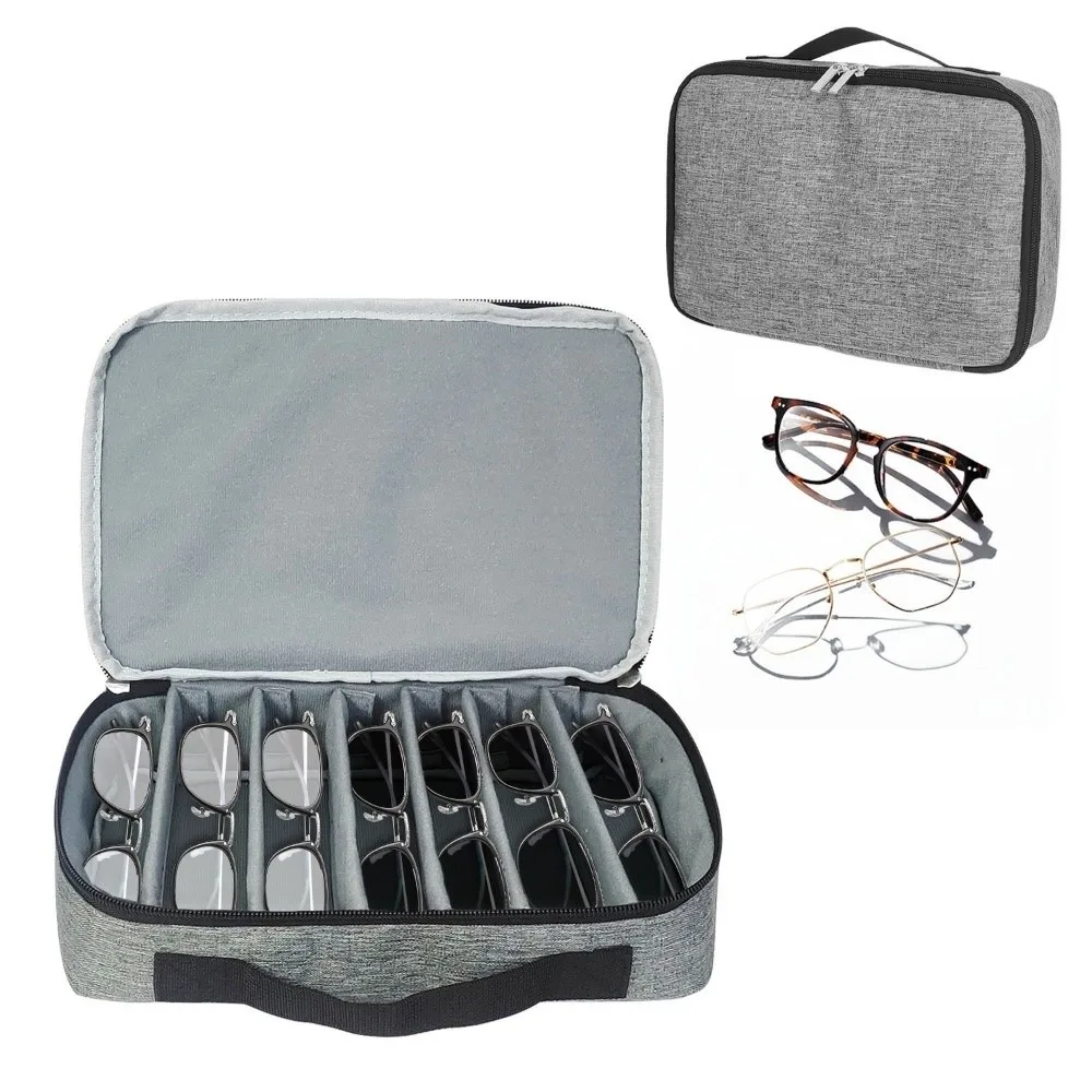 Портативная сумка для хранения очков со съемными перегородками, защитный органайзер для очков, пылезащитный, с регулируемыми отделениями
Портативная сумка для хранения очков со съемными перегородками, защитный органайзер для очков, пылезащитный, с регулируемыми отделениями