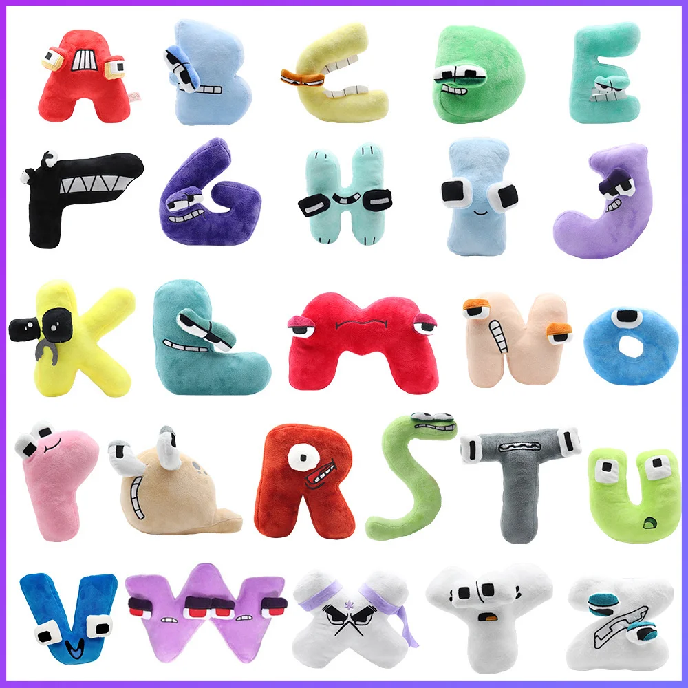 Hot Selling Letter Legend Plush Toy A-Z26 English Letter Plush Toys Pillow For Babies Enlightenment Toys
Hot Selling Letter Legend Plush Toy A-Z26 English Letter Plush Toys Pillow For Babies Enlightenment Toys