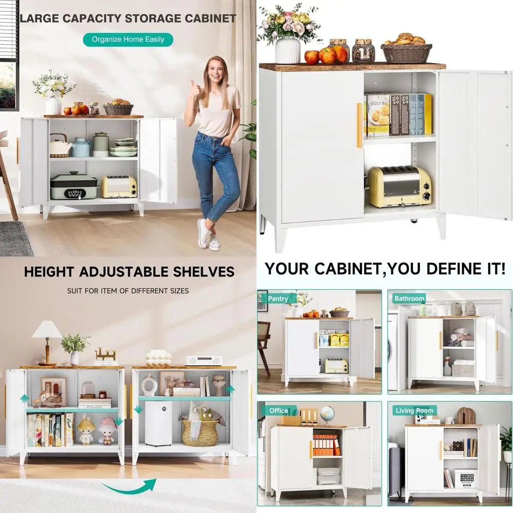 30 Tall Pantry Cabinet with Doors & Shelves for Kitchen, Dining, and Living Spaces
30 Tall Pantry Cabinet with Doors & Shelves for Kitchen, Dining, and Living Spaces