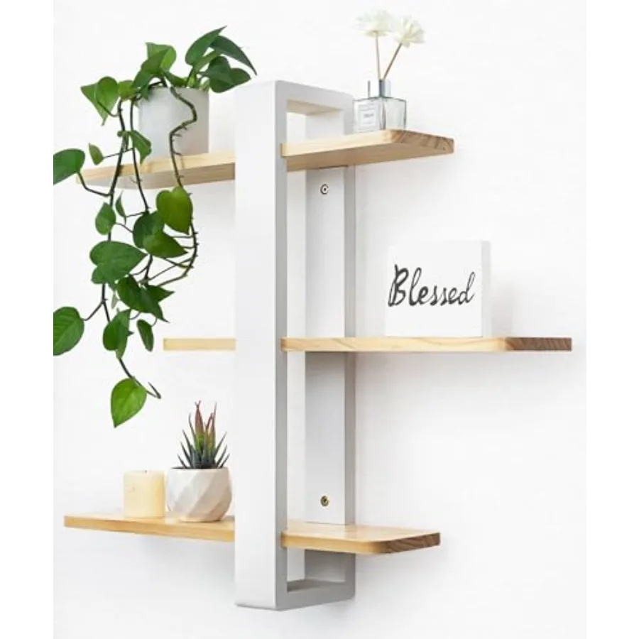 Floating Shelves White for Bedroom Living Room Office Bathroom Home Decoration Storage Plant Photo Display Modern 3 Tier Large
Floating Shelves White for Bedroom Living Room Office Bathroom Home Decoration Storage Plant Photo Display Modern 3 Tier Large