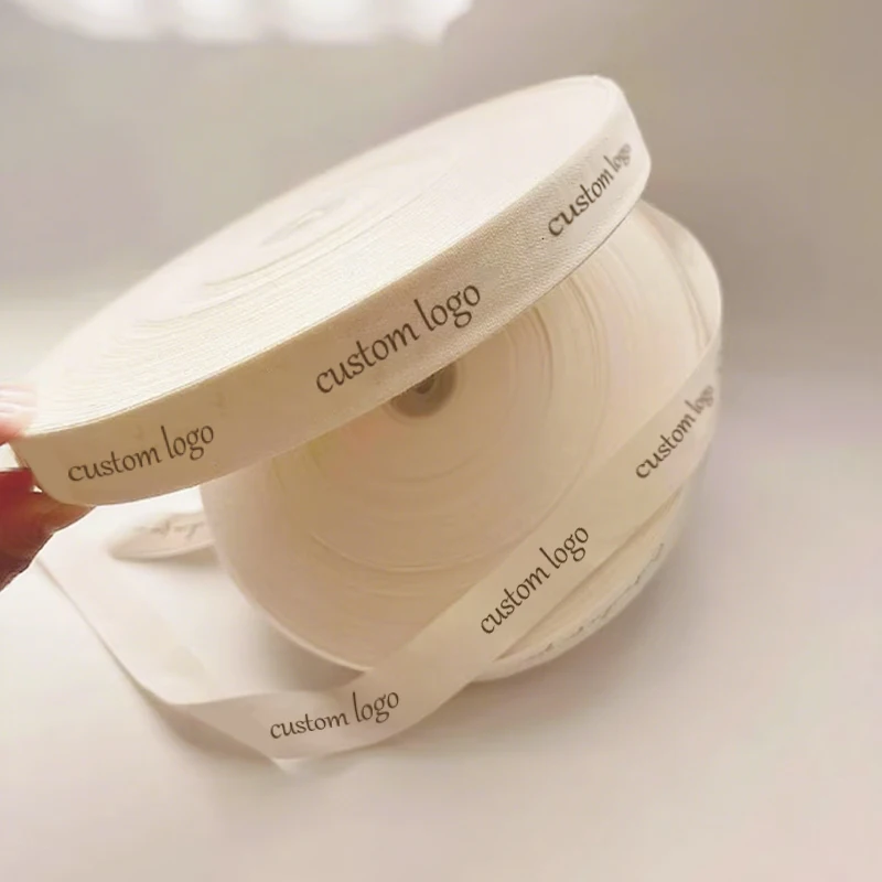 Custom Cotton Ribbon 100 Yards/Roll Flat Printing Custom Logo Wedding Birthday Party Ribbon for Gift Box packaging Bakery Crafts
Custom Cotton Ribbon 100 Yards/Roll Flat Printing Custom Logo Wedding Birthday Party Ribbon for Gift Box packaging Bakery Crafts