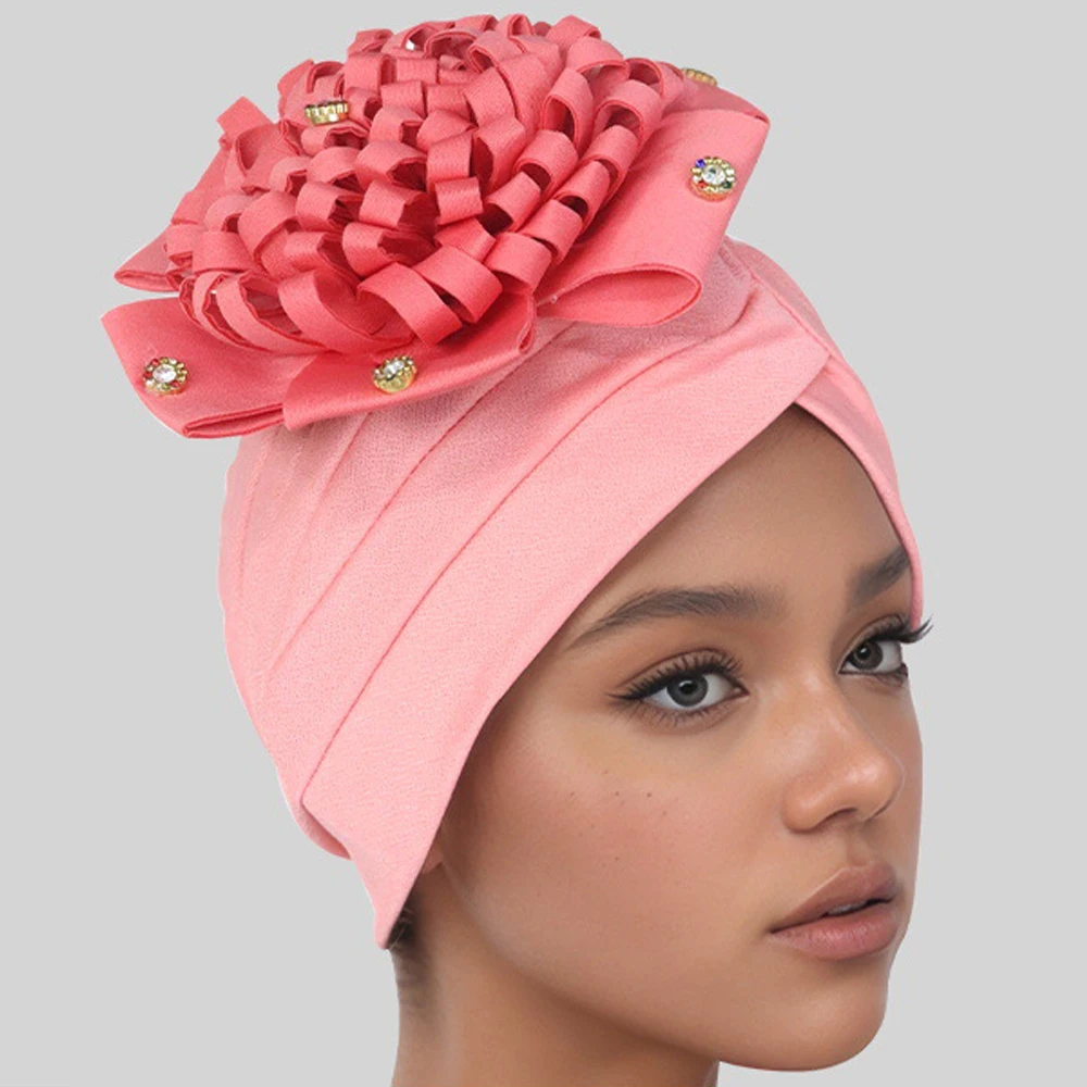 New Indian Hat Women Muslim Hijab Flower Bonnet Diamonds Headscarf Cancer Chemo Cap Hair Loss Head Wrap Wedding Turbante Mujer
New Indian Hat Women Muslim Hijab Flower Bonnet Diamonds Headscarf Cancer Chemo Cap Hair Loss Head Wrap Wedding Turbante Mujer