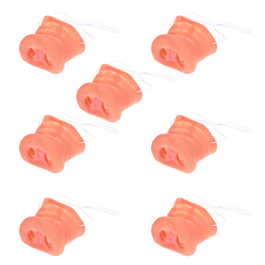 7Pcs Fake Pig Snout with Elastic Band for Halloween Dress Up Breathable Lightweight Animal Nose Mask for Kids Farm Theme Cosplay
7Pcs Fake Pig Snout with Elastic Band for Halloween Dress Up Breathable Lightweight Animal Nose Mask for Kids Farm Theme Cosplay