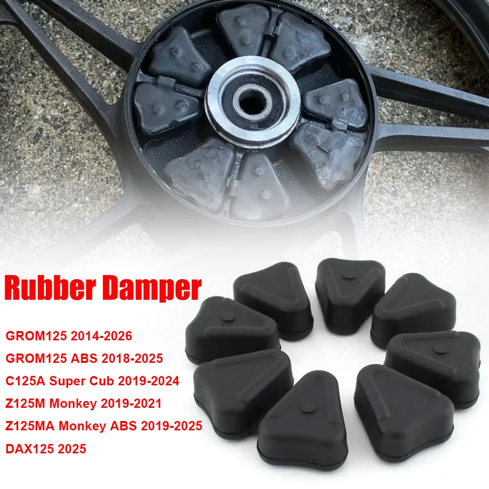 Motorcycle Rear Wheel Damper Set Rubber Buffer For Honda Grom125/A Super Cub C125A Monkey 06410-KWB-600
Motorcycle Rear Wheel Damper Set Rubber Buffer For Honda Grom125/A Super Cub C125A Monkey 06410-KWB-600
