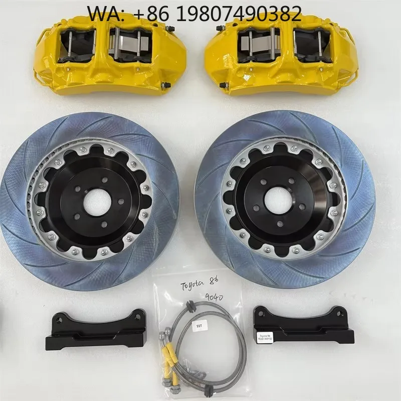 380x34mm Brake Disc 6 Piston High Performance Racing Brake Caliper Kit Modified Brake System For 2020 Compact Sports Competition