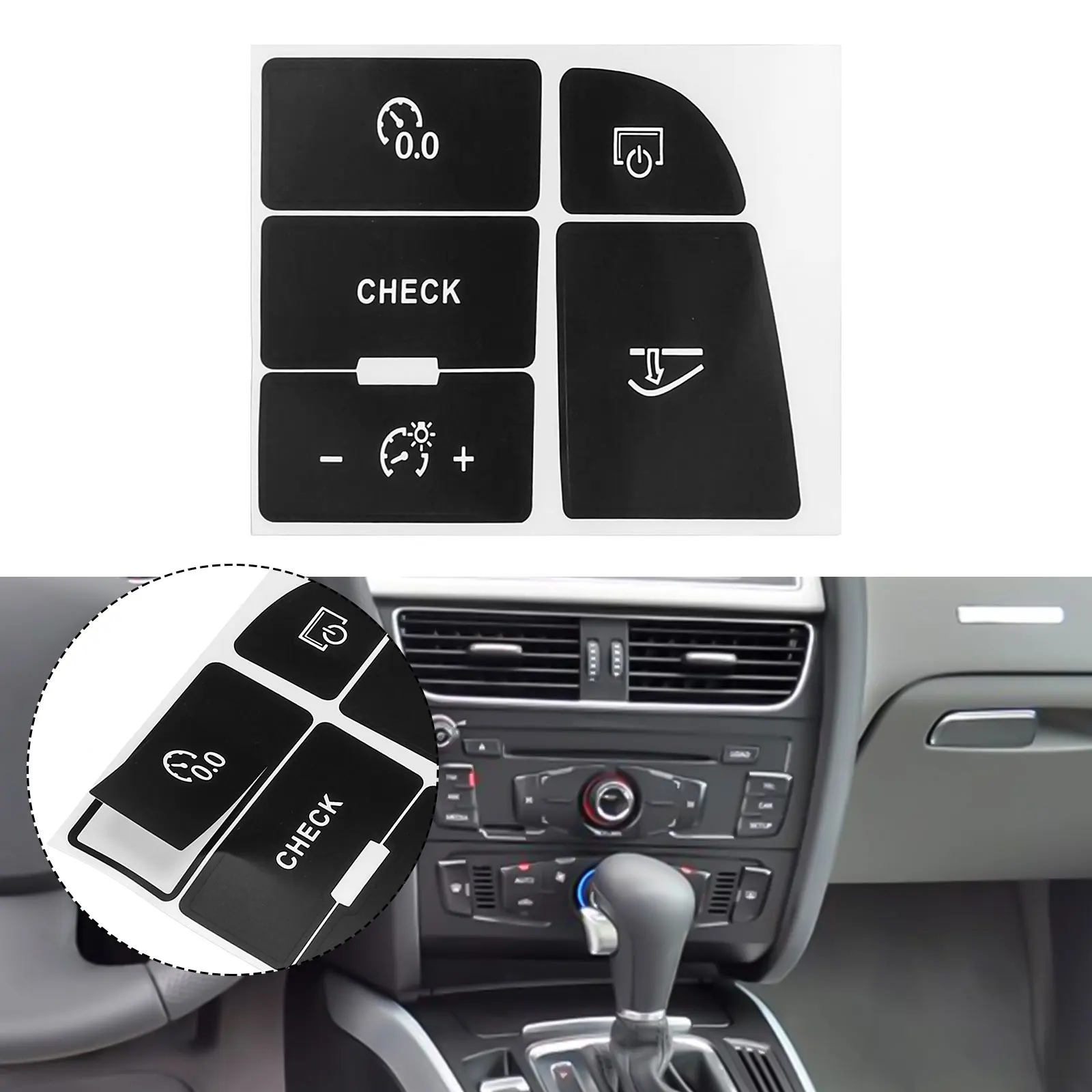 1pcs For A6 2005-2011 Button Repair Decal Sticker left driver's side Central Control Screen Button Automotive interior part
1pcs For A6 2005-2011 Button Repair Decal Sticker left driver's side Central Control Screen Button Automotive interior part