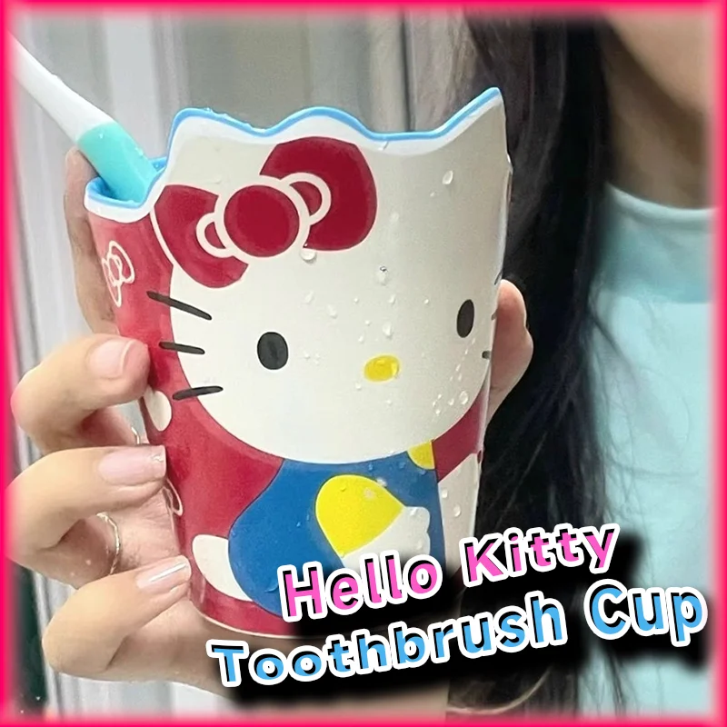 Hello Kitty креативная портативная чашка для зубной щетки с защитой от падения для ванной комнаты Sanrio аниме держатели для зубных щеток Kawaii милая чашка для полоскания рта
Hello Kitty креативная портативная чашка для зубной щетки с защитой от падения для ванной комнаты Sanrio аниме держатели для зубных щеток Kawaii милая чашка для полоскания рта