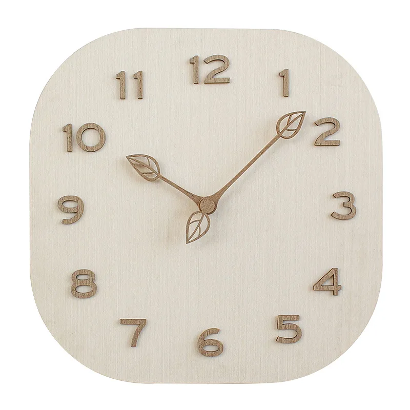 Modern Personality Wall Clock Simple Square Light Luxury Wooden Design for Home Living Room Bedroom Clock for Wall Decor
Modern Personality Wall Clock Simple Square Light Luxury Wooden Design for Home Living Room Bedroom Clock for Wall Decor