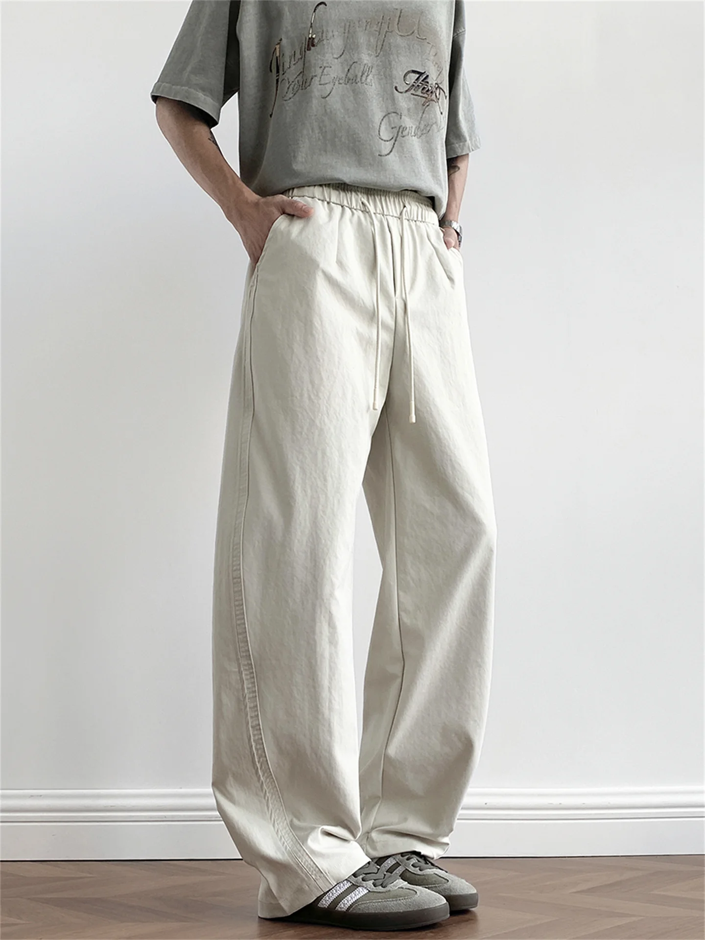 Japanese Sle Casual Pants Men's American Trendy Wide Leg Loose Straight Cut Long Pants Workwear Drapey Versatile Straight B...
Japanese Sle Casual Pants Men's American Trendy Wide Leg Loose Straight Cut Long Pants Workwear Drapey Versatile Straight B...