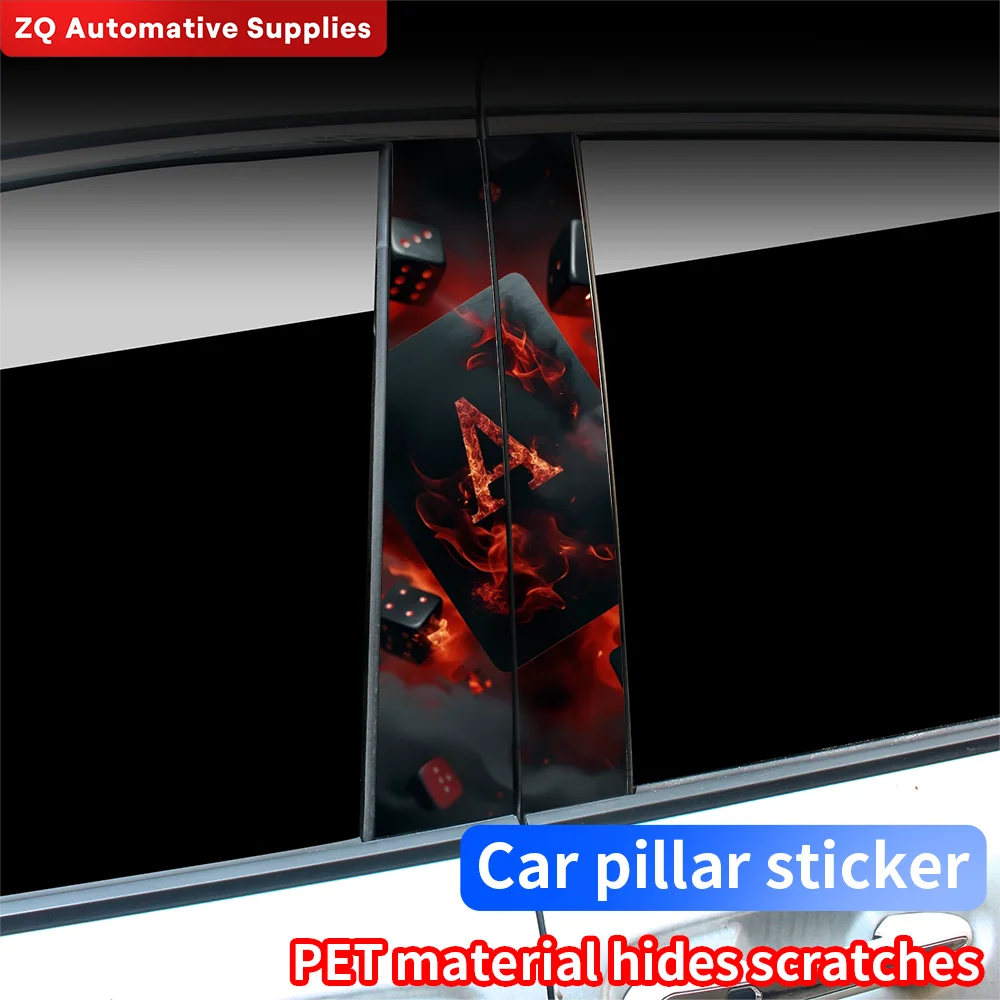 Poker Car Stickers Car B-pillar Decal Waterproof Stickers Auto Center Pillar Sticker Cover Scratches Vehicle Decor Accessories
Poker Car Stickers Car B-pillar Decal Waterproof Stickers Auto Center Pillar Sticker Cover Scratches Vehicle Decor Accessories