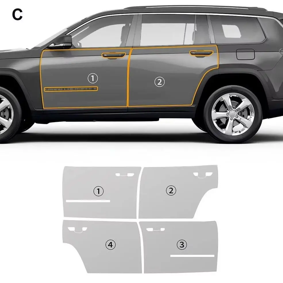 8.5Mil TPU Bumper Paint Protection Film For Grand Cherokee Extended 2022-2025 Pre-cut PPF Clear Bra Body Anti-Scratch Resistant
8.5Mil TPU Bumper Paint Protection Film For Grand Cherokee Extended 2022-2025 Pre-cut PPF Clear Bra Body Anti-Scratch Resistant
