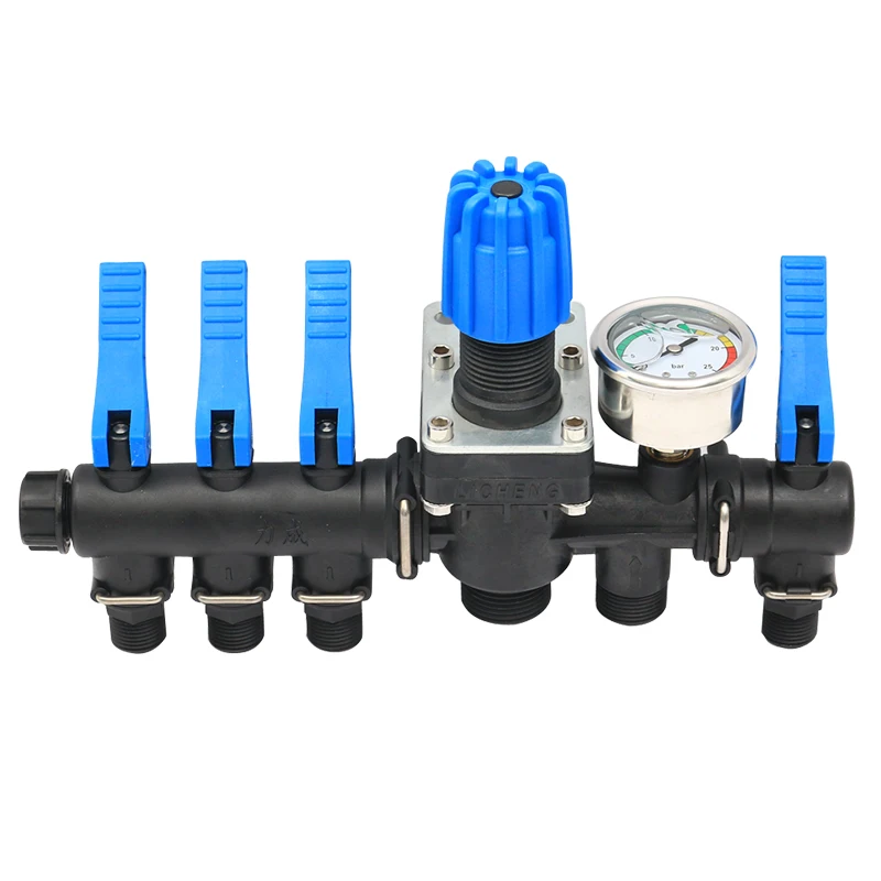 Wholesale Agro Chemical Boom Sprayer Adjustable Spray Pressure Regulator With Gauges
Wholesale Agro Chemical Boom Sprayer Adjustable Spray Pressure Regulator With Gauges