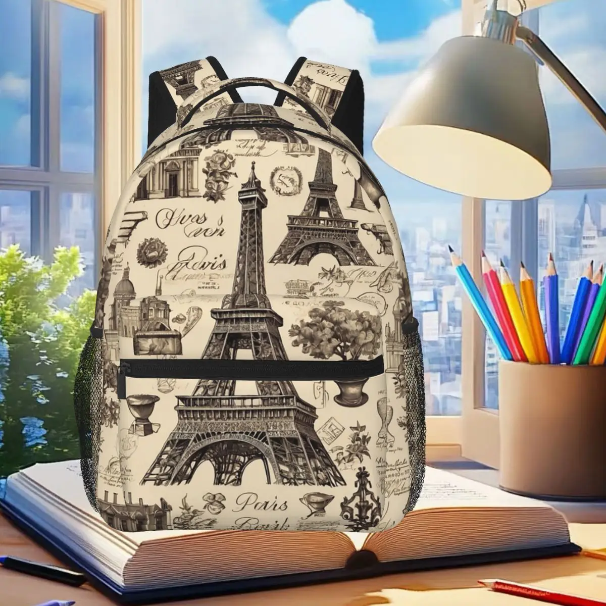 French Paris France Eiffel Tower Backpack Student Boys Girls BookBag Kids School Bag Computer Shoulder Bags for Men Women
French Paris France Eiffel Tower Backpack Student Boys Girls BookBag Kids School Bag Computer Shoulder Bags for Men Women