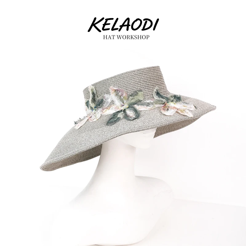 Women's wide brimmed open top sun hat with foldable large brim and empty top hat, outdoor garden beach sun hat
Women's wide brimmed open top sun hat with foldable large brim and empty top hat, outdoor garden beach sun hat