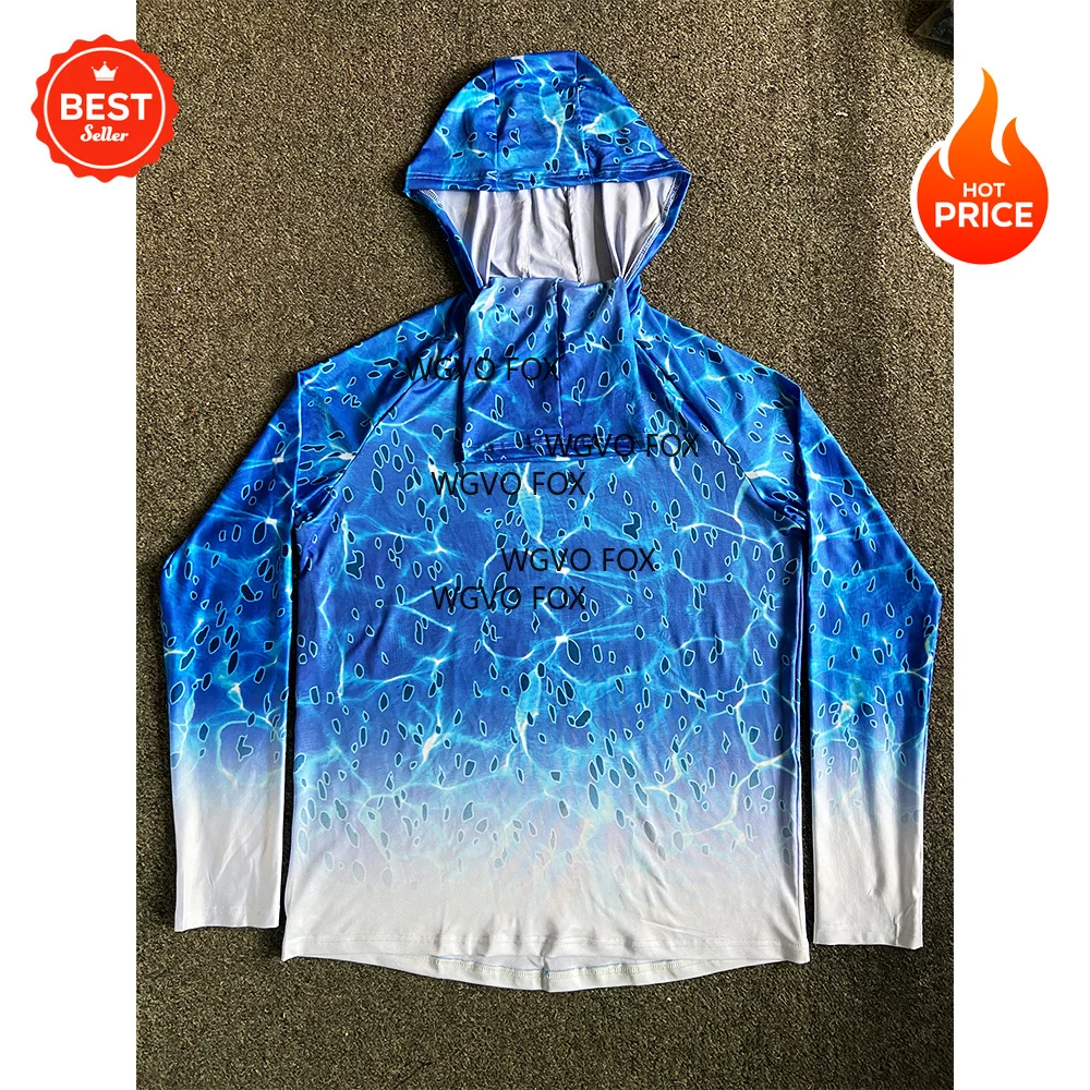 Men's Fishing Hoodie Shirt Long Sleeve with Mask, UV UPF 50+ Shirts Quick Dry, Lightweight & Breathable for Fishing, Beach, Lake
Men's Fishing Hoodie Shirt Long Sleeve with Mask, UV UPF 50+ Shirts Quick Dry, Lightweight & Breathable for Fishing, Beach, Lake