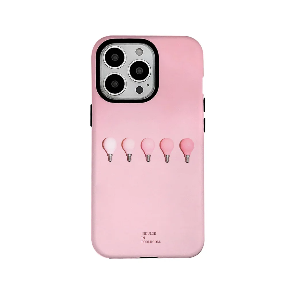 Pink Light Bulb with Personalized Phone Case for IPHONE 15PRO MAX 14 13 12 11 PRO XR Acrylic TPU Two in One Mobile Phone Cases
Pink Light Bulb with Personalized Phone Case for IPHONE 15PRO MAX 14 13 12 11 PRO XR Acrylic TPU Two in One Mobile Phone Cases