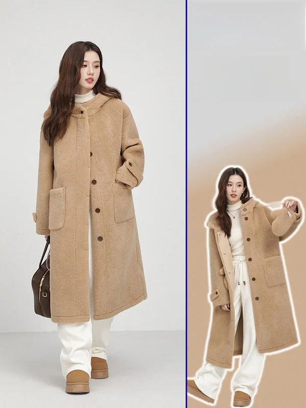 plus Size Women's Vintage Hooded Lamb Fur Coat Winter New Sle High Sensation Loose Thiened Mid-Length Outerwear
plus Size Women's Vintage Hooded Lamb Fur Coat Winter New Sle High Sensation Loose Thiened Mid-Length Outerwear