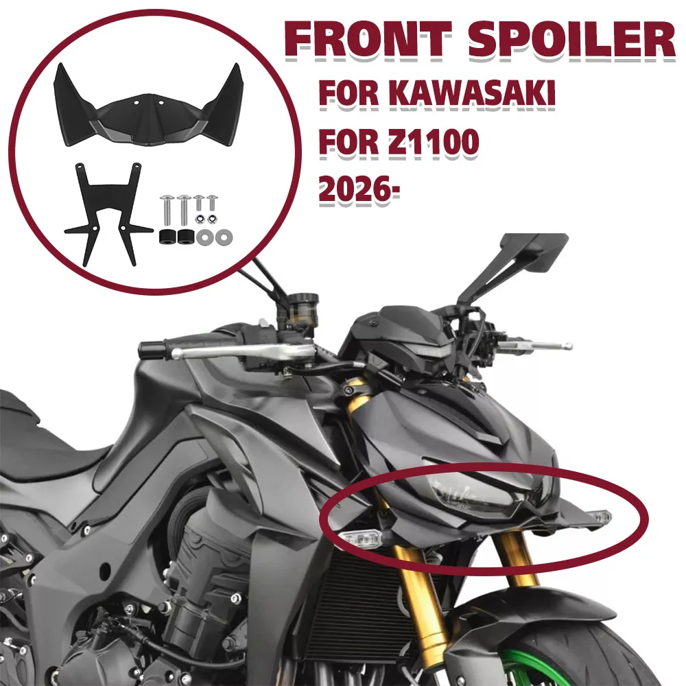 Z1100 Front Spoiler Frontal Naked Downforce Aerodynamic Fairing Winglets Spoilers Wing Deflector For KAWASAKI Z 1100 SE 2026-
Z1100 Front Spoiler Frontal Naked Downforce Aerodynamic Fairing Winglets Spoilers Wing Deflector For KAWASAKI Z 1100 SE 2026-