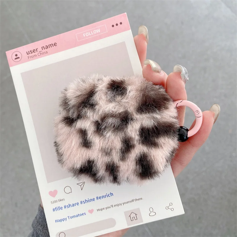 For Airpods 4 Case 2024,Cute Pink Leopard Plush Protective Earphone TPU Cover For Airpod 4 Case Girls Women Funda
For Airpods 4 Case 2024,Cute Pink Leopard Plush Protective Earphone TPU Cover For Airpod 4 Case Girls Women Funda
