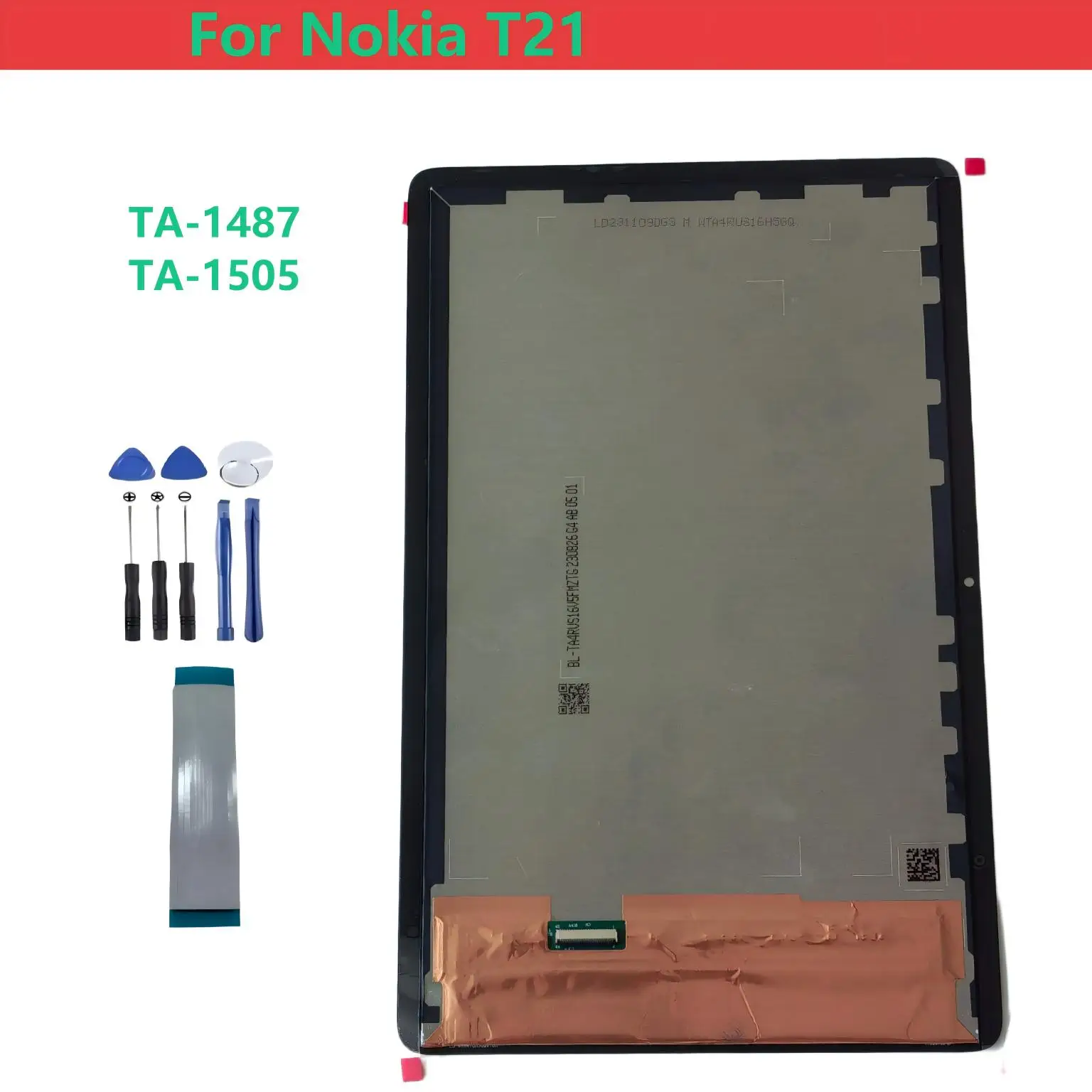 Дисплейный модуль (LCD) с тачскрином для Nokia T21 TA-1487 TA-1505, запчасть для замены
Дисплейный модуль (LCD) с тачскрином для Nokia T21 TA-1487 TA-1505, запчасть для замены