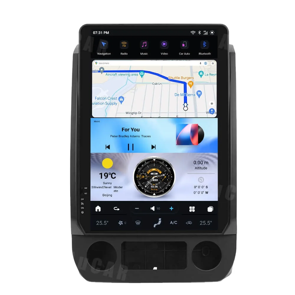 Автомобильный мультимедийный DVD-плеер AuCar, 14,4 дюйма, Android 13 Тесла, GPS-навигация для Ford F150 2015-2021, автомобильное радио, видео, стерео
Автомобильный мультимедийный DVD-плеер AuCar, 14,4 дюйма, Android 13 Тесла, GPS-навигация для Ford F150 2015-2021, автомобильное радио, видео, стерео