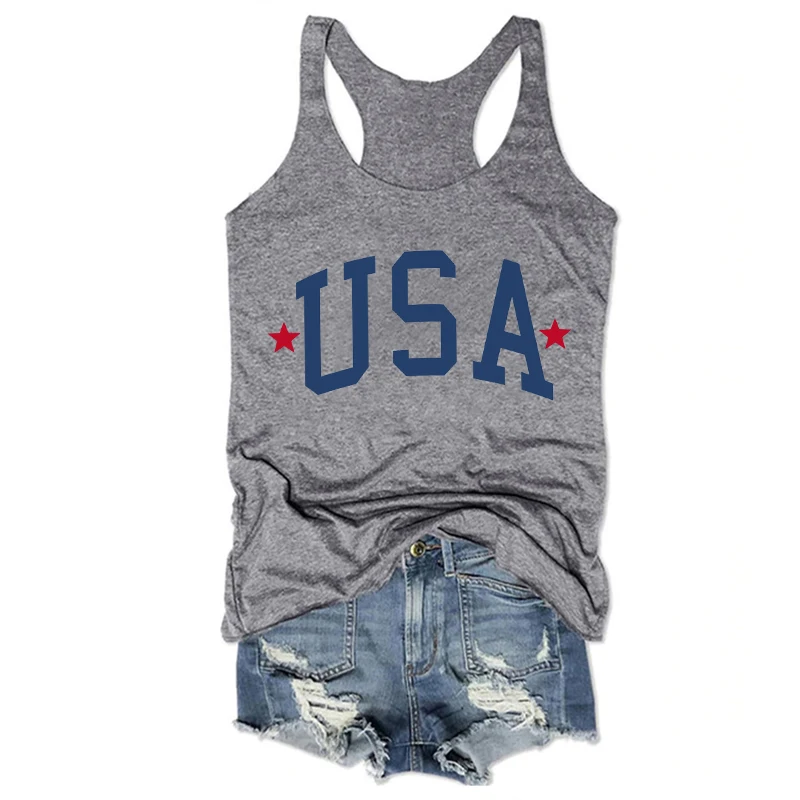 American Flag Tops Independence Day Tank Tops USA 4th of July Red White Blue Clothes Sexy Streetwear USA Tank Top L
American Flag Tops Independence Day Tank Tops USA 4th of July Red White Blue Clothes Sexy Streetwear USA Tank Top L