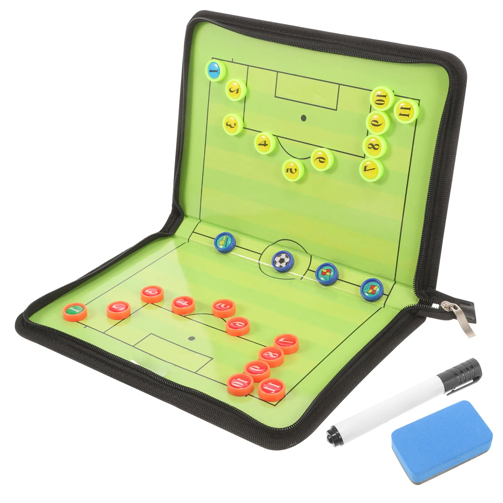Football Soccer Magnetic Clipboard Premium PVC Coaching Board for Players Strategy Foldable Portable Soccer Clipboard
Football Soccer Magnetic Clipboard Premium PVC Coaching Board for Players Strategy Foldable Portable Soccer Clipboard