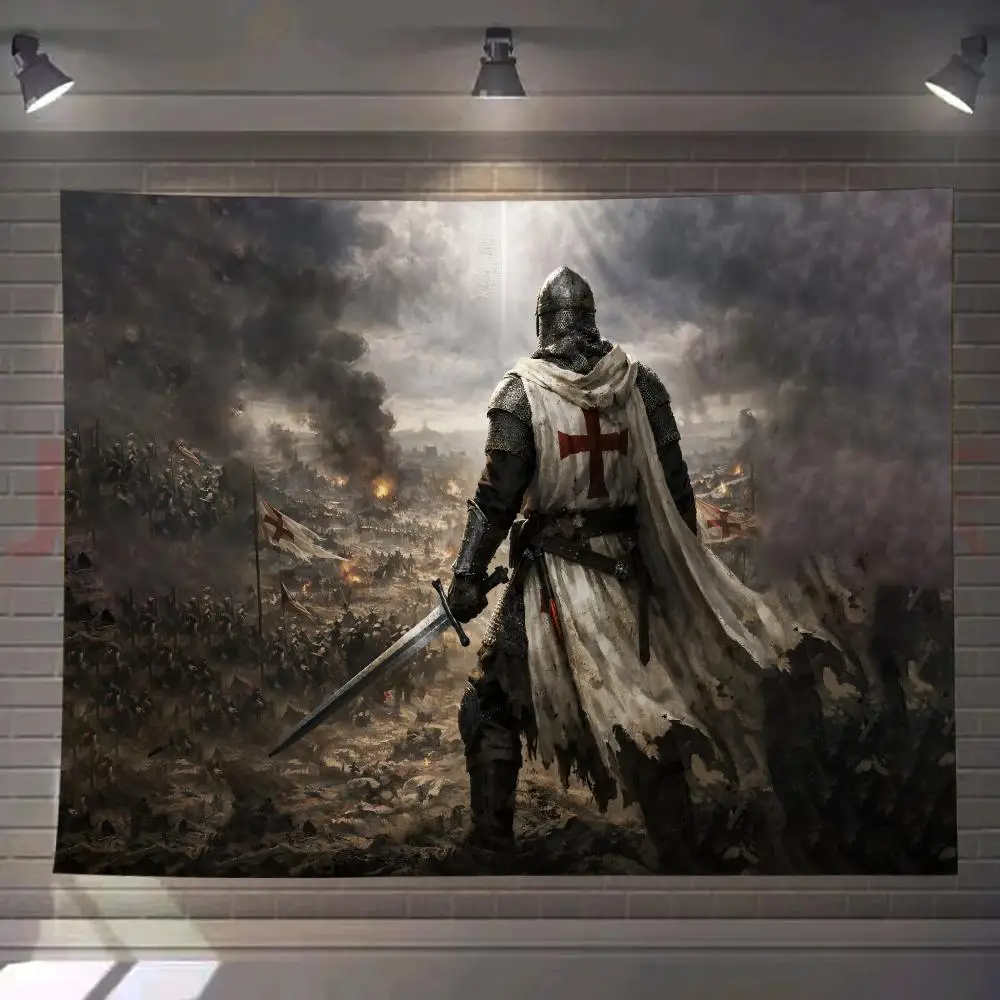 Knight Templar RETRO Tapestry Custom Living Bedroom Party Dormitory Interior Wall Bohemian Decoration Attached Clip
Knight Templar RETRO Tapestry Custom Living Bedroom Party Dormitory Interior Wall Bohemian Decoration Attached Clip