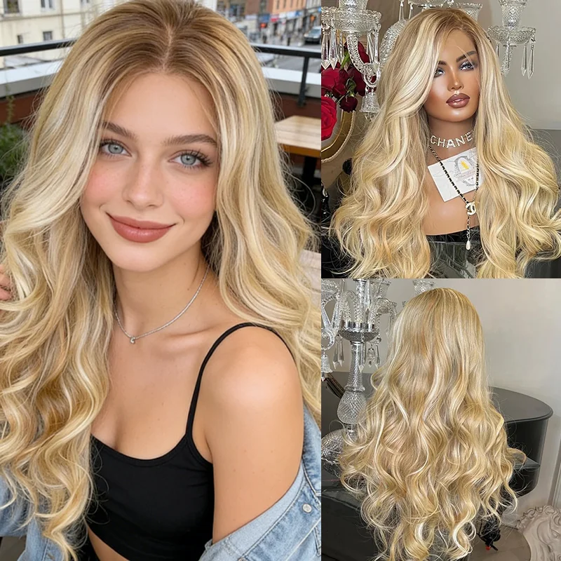26-дюймовый синтетический парик с HD-сеткой 13x4, без клея, золотисто-русый с мелированием, свободные волны, свободная линия разграничения, цвет меда, для женщин, для повседневной носки
26-дюймовый синтетический парик с HD-сеткой 13x4, без клея, золотисто-русый с мелированием, свободные волны, свободная линия разграничения, цвет меда, для женщин, для повседневной носки
