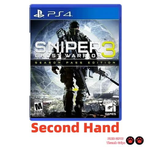 Sony-Genuine Segunda Mão Playstation 4 Game Card, Sony Playstation4 Jogos, SNIPER 3