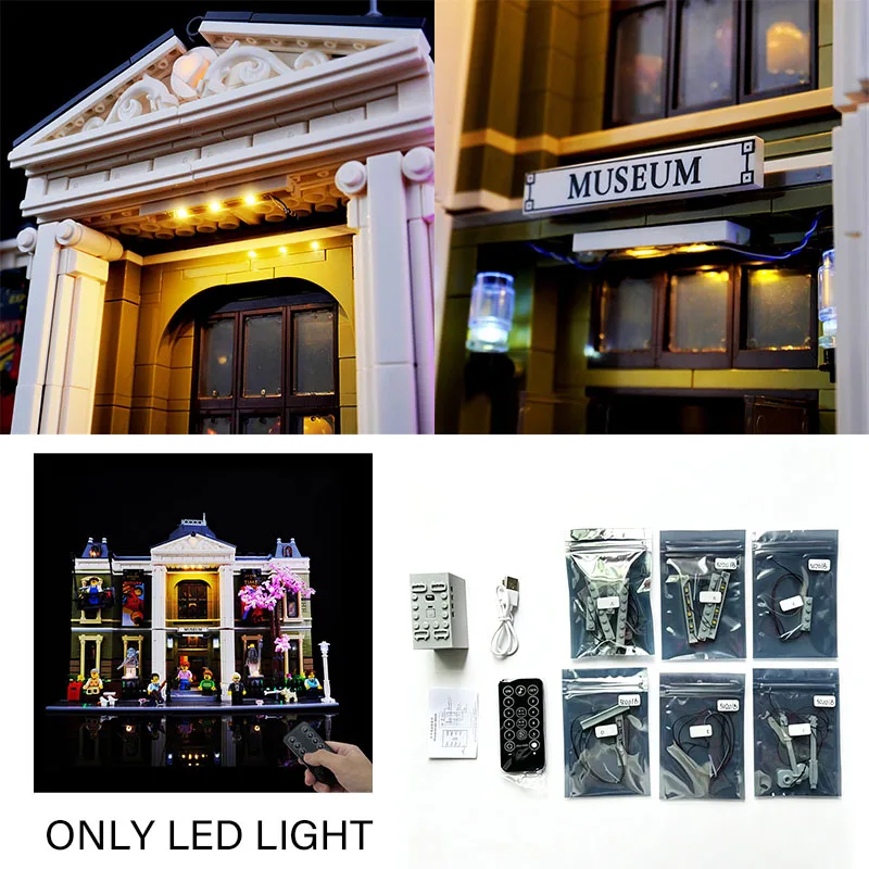 LED Light Kit For LEGO 10326 Natural History Museum Model Lamp Toys Gift (Not Include Building Block Bricks Kits Sets Model)
LED Light Kit For LEGO 10326 Natural History Museum Model Lamp Toys Gift (Not Include Building Block Bricks Kits Sets Model)