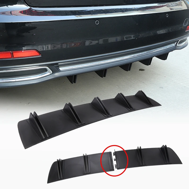 Universal Car Rear Bumper Lip ABS Double Wing Rear Shark Chassis Fin Style Curved Bumper Lip Diffuser Anti-collision 2 in 1
Universal Car Rear Bumper Lip ABS Double Wing Rear Shark Chassis Fin Style Curved Bumper Lip Diffuser Anti-collision 2 in 1