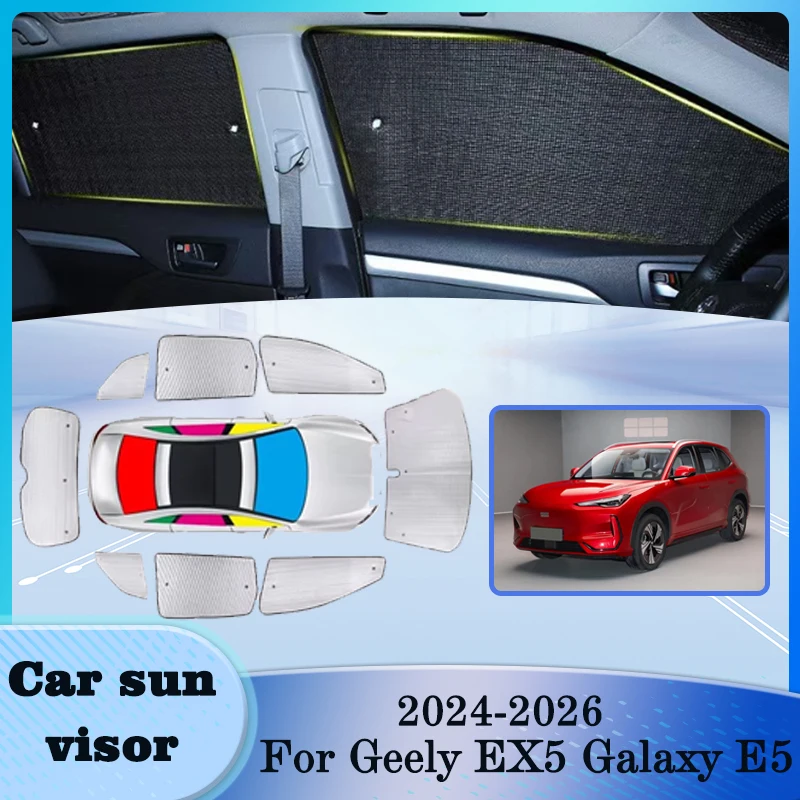 For Geely EX5 Galaxy E5 Proton eMas 7 2024-2026 Full Coverage Ultra Violet Blocking Shades Windshield Sun protection Accessories
For Geely EX5 Galaxy E5 Proton eMas 7 2024-2026 Full Coverage Ultra Violet Blocking Shades Windshield Sun protection Accessories