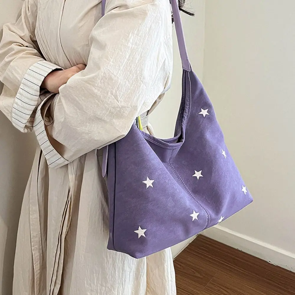 Casual Korean Style Star Embroidered Shoulder Bag Five-pointed Star Cute Tote Bag Embroidery Simple Crossbody Bag Ladies
Casual Korean Style Star Embroidered Shoulder Bag Five-pointed Star Cute Tote Bag Embroidery Simple Crossbody Bag Ladies