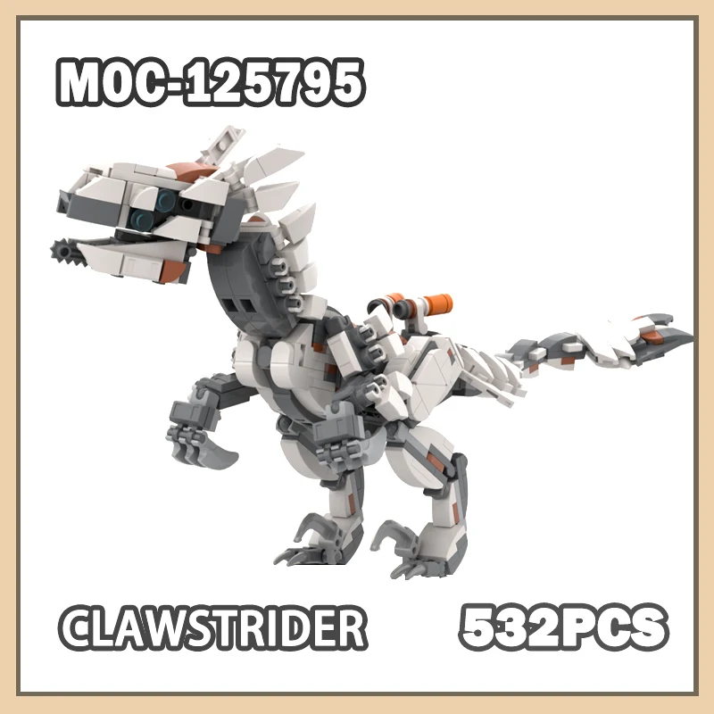MOC- 125795 Игра Science Fiction Series Clawstrider Механическая сборка Строительные блоки Дракон Набор кирпичей Креативные подарки 532 шт.
MOC- 125795 Игра Science Fiction Series Clawstrider Механическая сборка Строительные блоки Дракон Набор кирпичей Креативные подарки 532 шт.