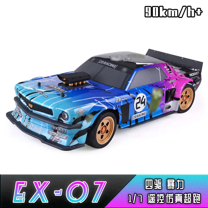 ZD Racing EX07 1/7 Brushless Electric Remote Control Super Car Up To 130km/h Four Wheel Drive Drift Racing For Hobby Enthusiasts
ZD Racing EX07 1/7 Brushless Electric Remote Control Super Car Up To 130km/h Four Wheel Drive Drift Racing For Hobby Enthusiasts