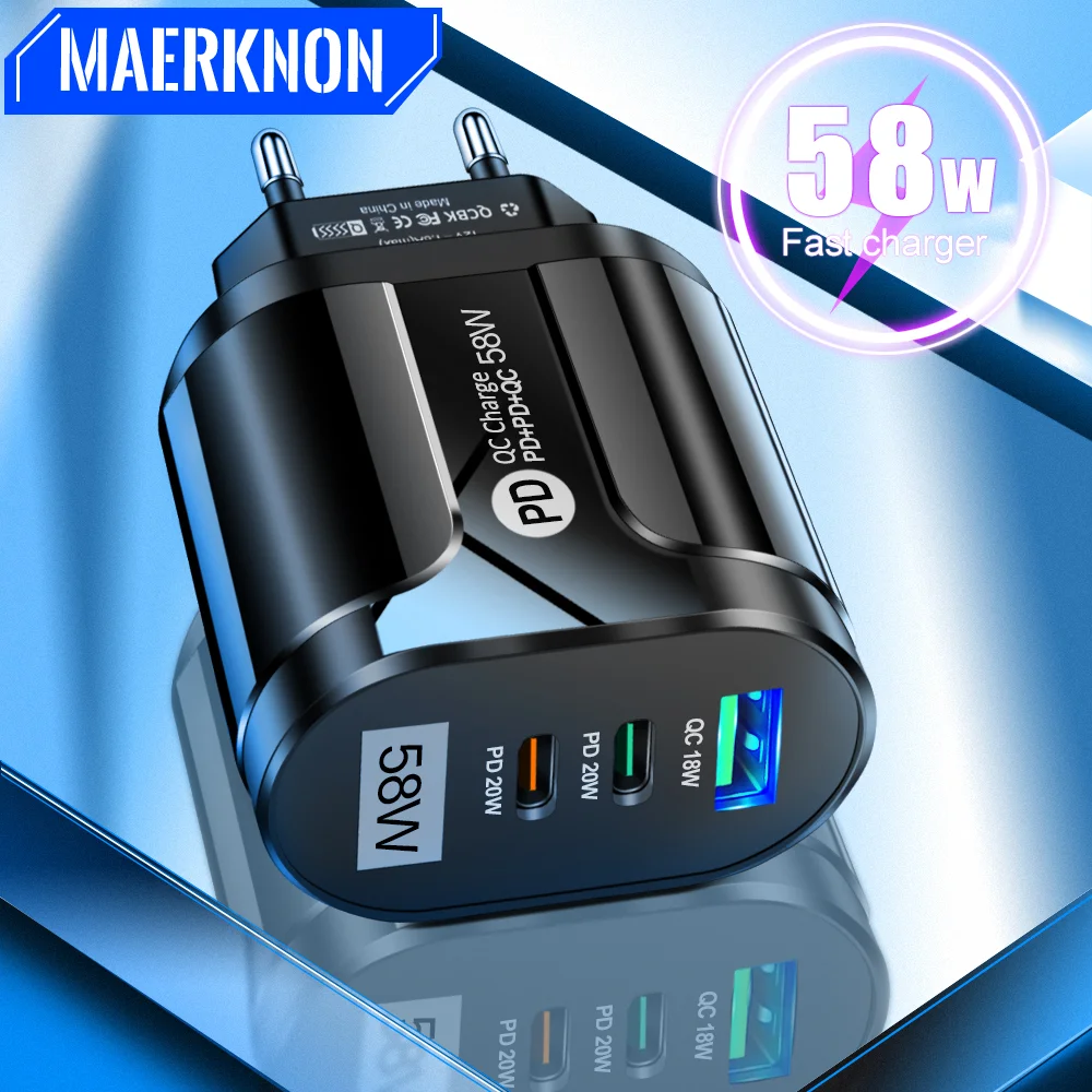 Зарядное устройство PD, 58 Вт, USB C, быстрая зарядка, Тип C, QC 3.0 мобильный телефон, зарядное устройство, адаптер для iPhone 13 14 15 Pro, для Xiaomi, Huawei, Samsung
Зарядное устройство PD, 58 Вт, USB C, быстрая зарядка, Тип C, QC 3.0 мобильный телефон, зарядное устройство, адаптер для iPhone 13 14 15 Pro, для Xiaomi, Huawei, Samsung